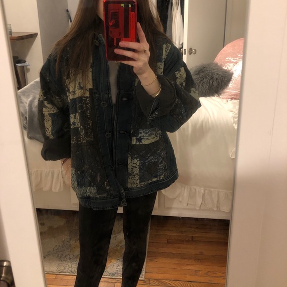 We The Free Denim Printed Jacket - Picture 4 of 4